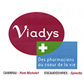 logo viadys pharmacie beniac & labbe